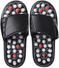 Reflexology Foot Pressure Point Massage Tools Mat Massage Slippers Slides Sandals Shoes, Back Knee Feet Arch Heel Pain and Tension Relief Products Gifts (Xl-Men(10-11)Women(11.5-12.5), 1Pair)